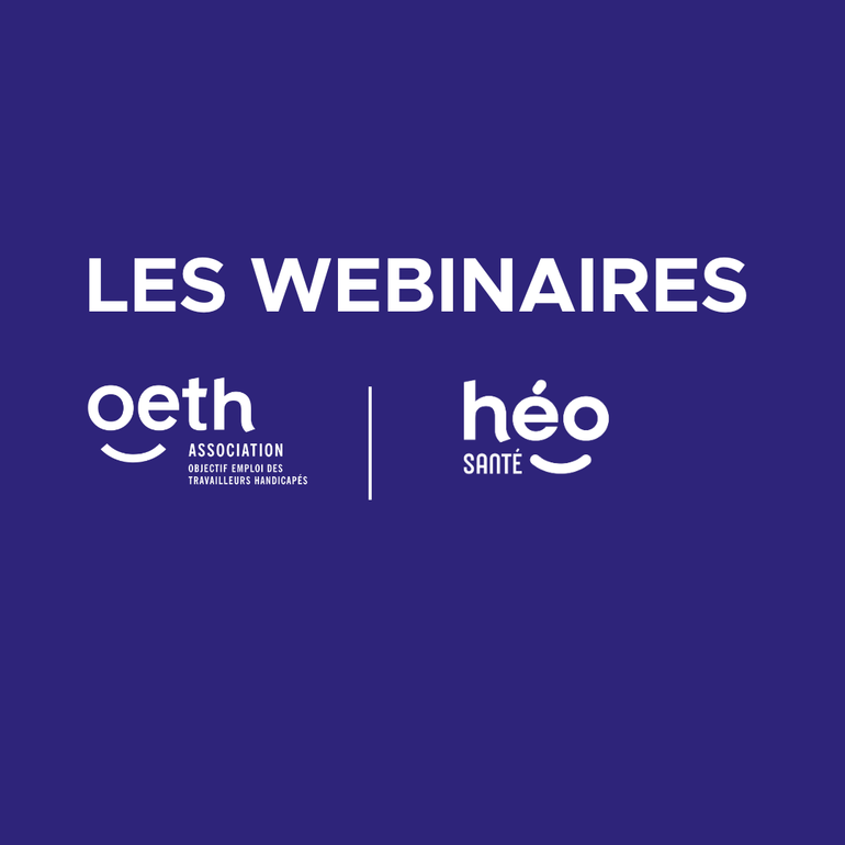 titre Webinaires avec logos OETH et HEO